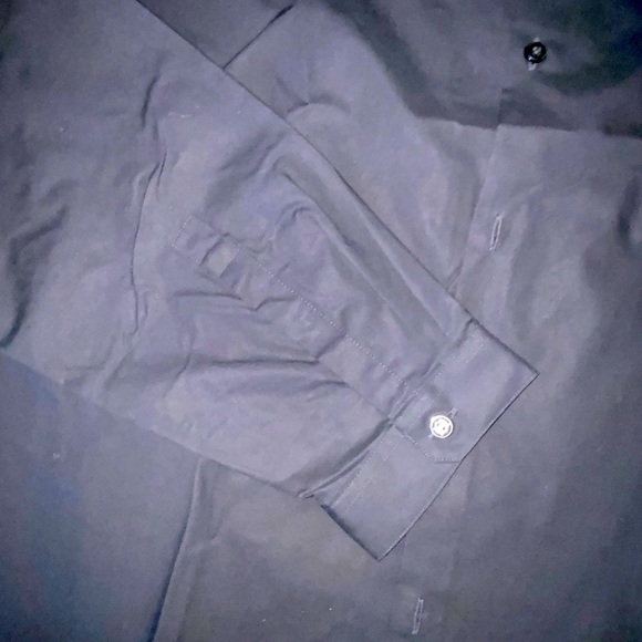 Kooples black banded collar cotton shirt size XXL - Picture 5 of 5